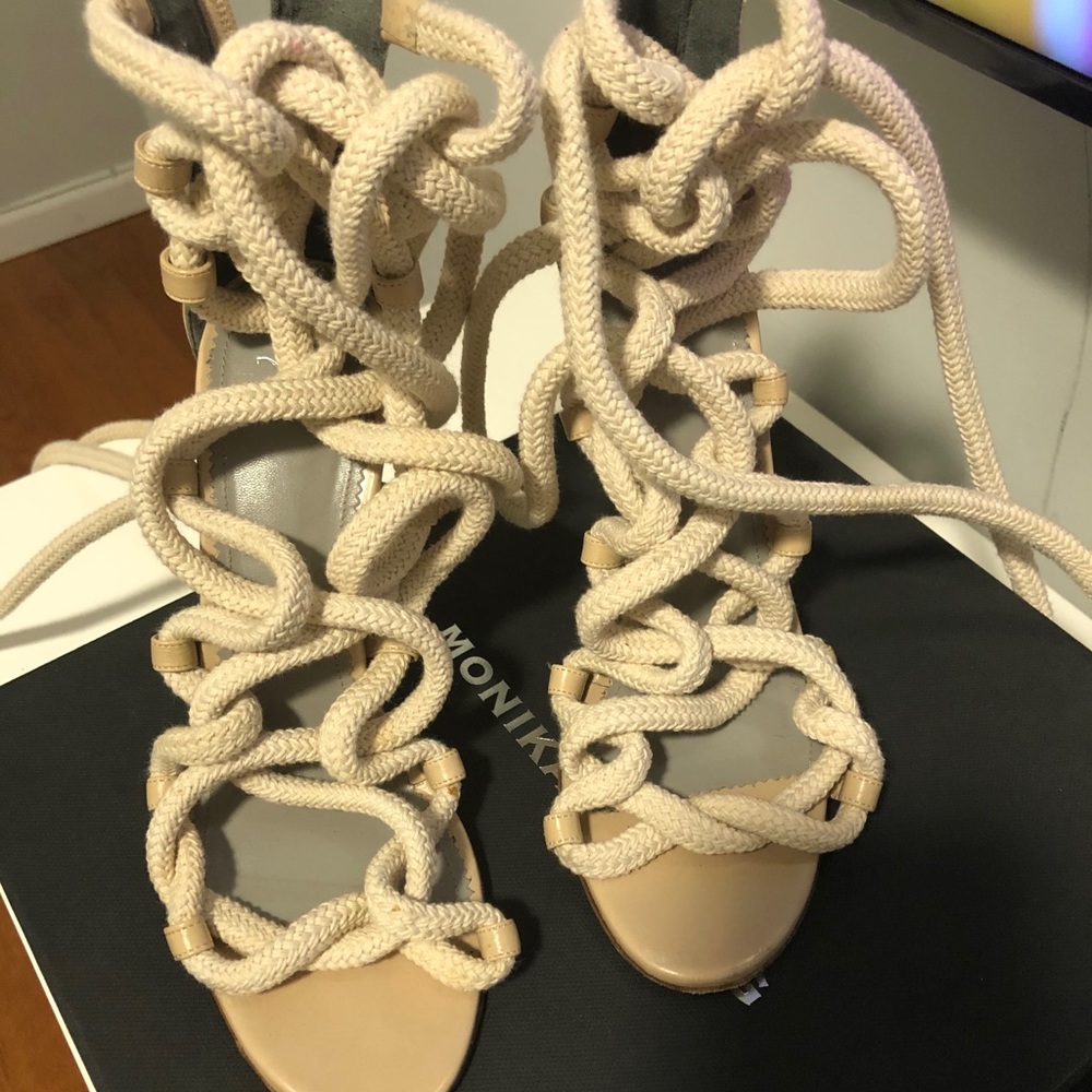 Monika Chaing rope heels